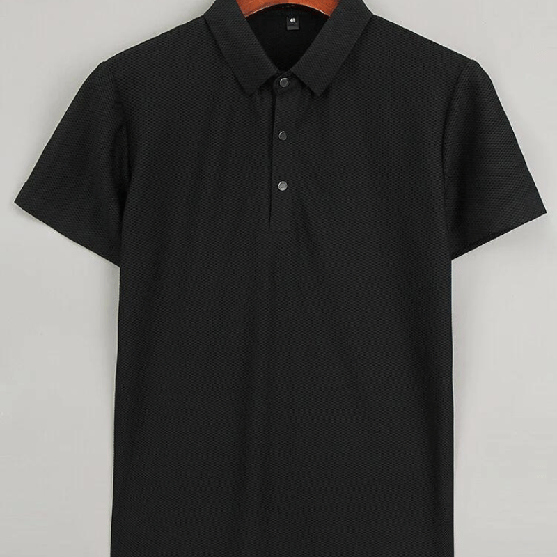 Camisa Polo Seda Gelo Nylon Repirável