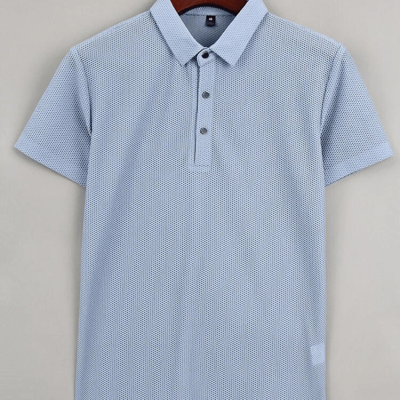 Camisa Polo Seda Gelo Nylon Repirável