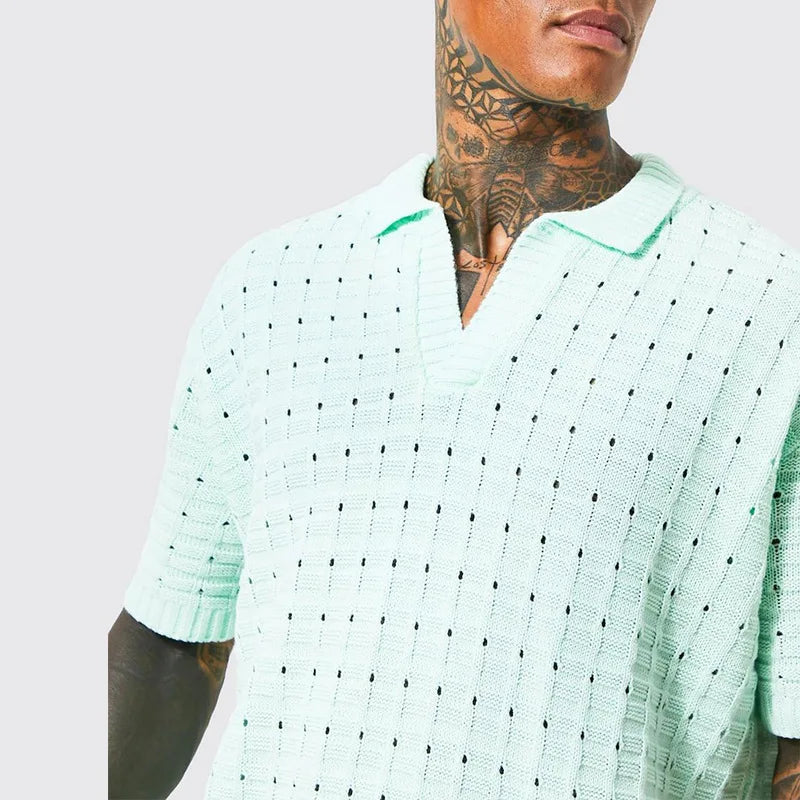 Camisa Suéter Polo - Tricô